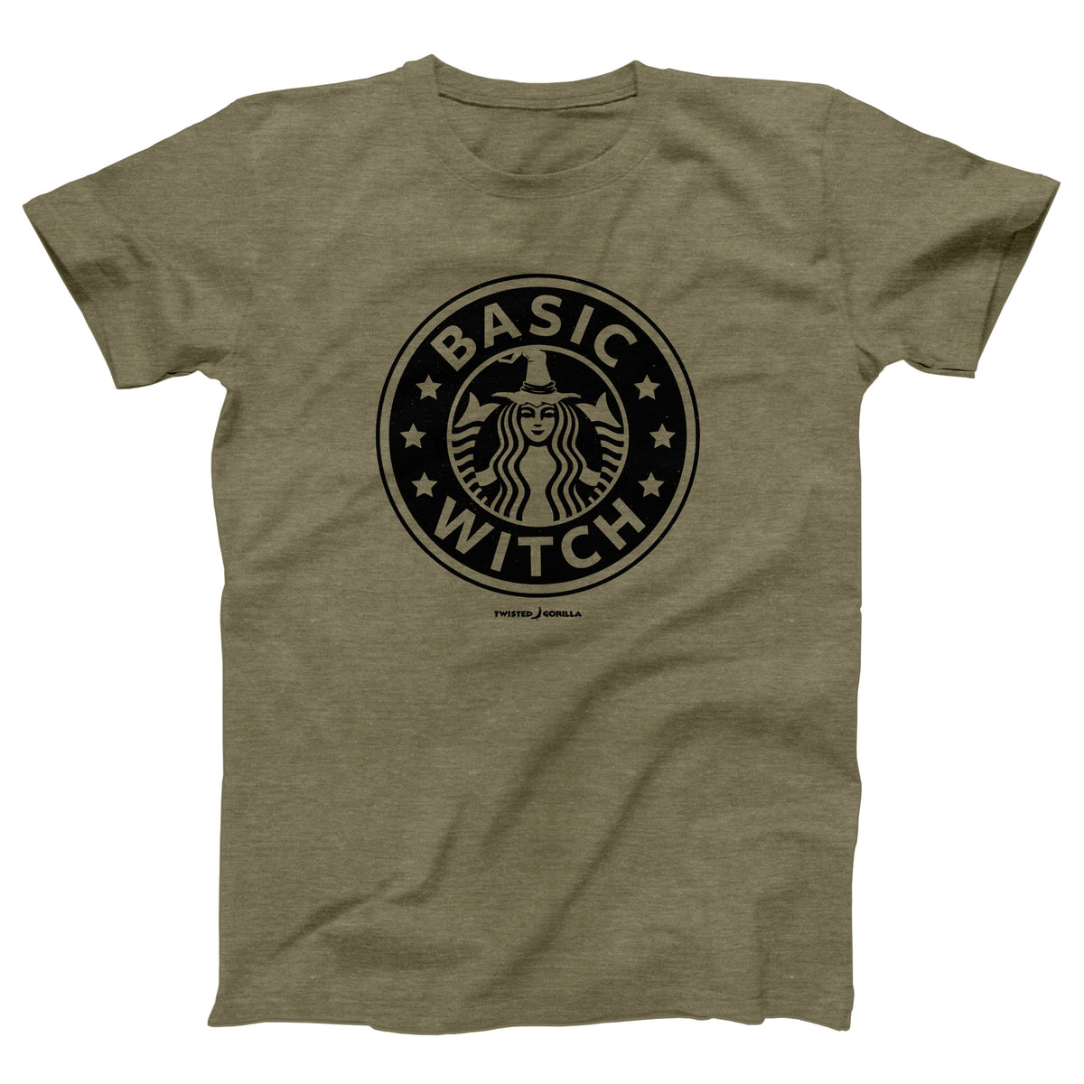 Seattle's Best Basic Witch Adult Unisex T-Shirt - Twisted Gorilla