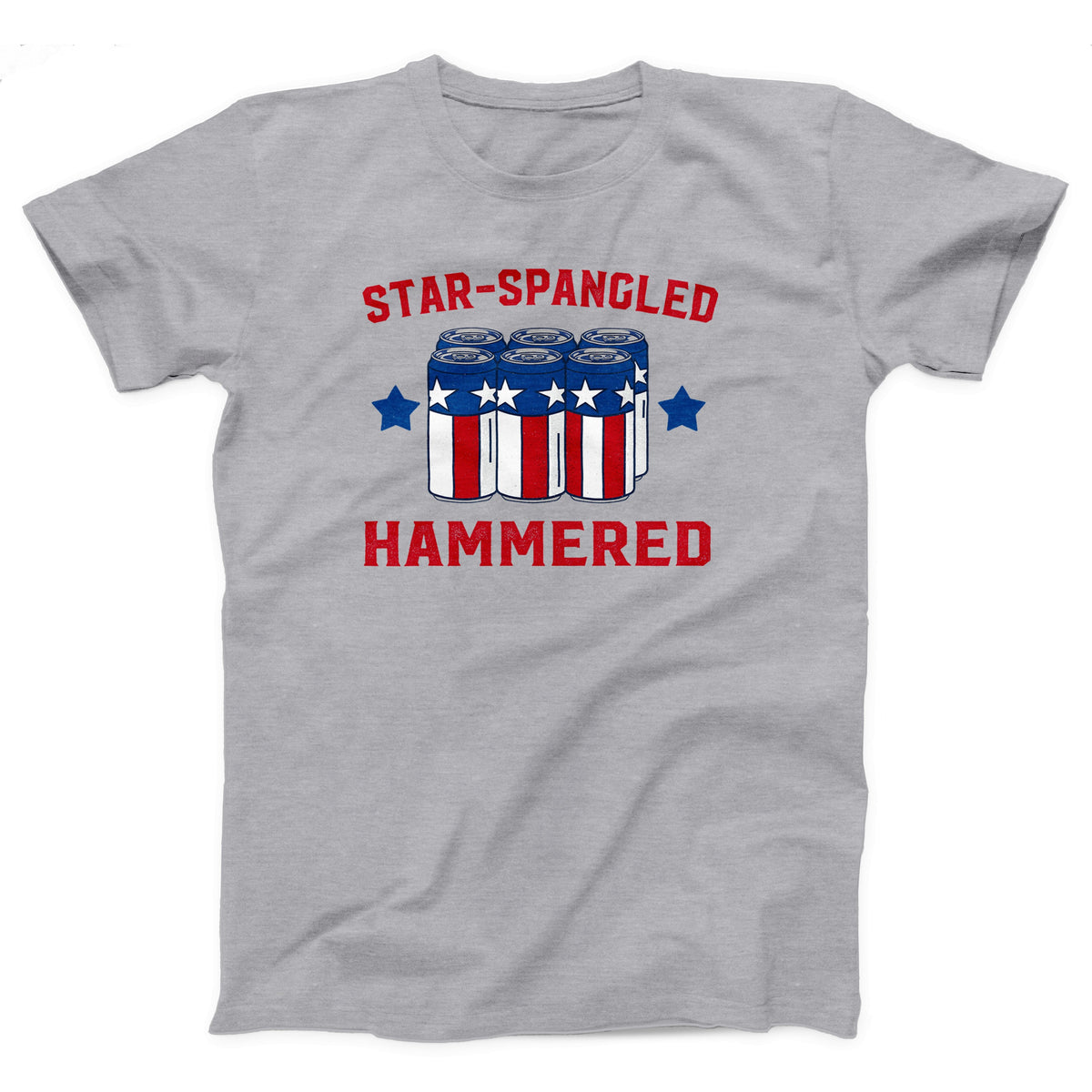 Star Spangled Hammered Adult Unisex T-Shirt - Twisted Gorilla