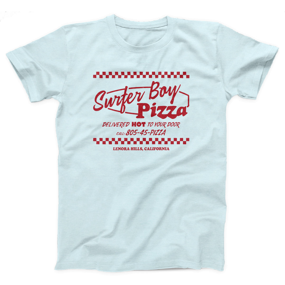 Surfer Boy Pizza Adult Unisex T-Shirt - Twisted Gorilla