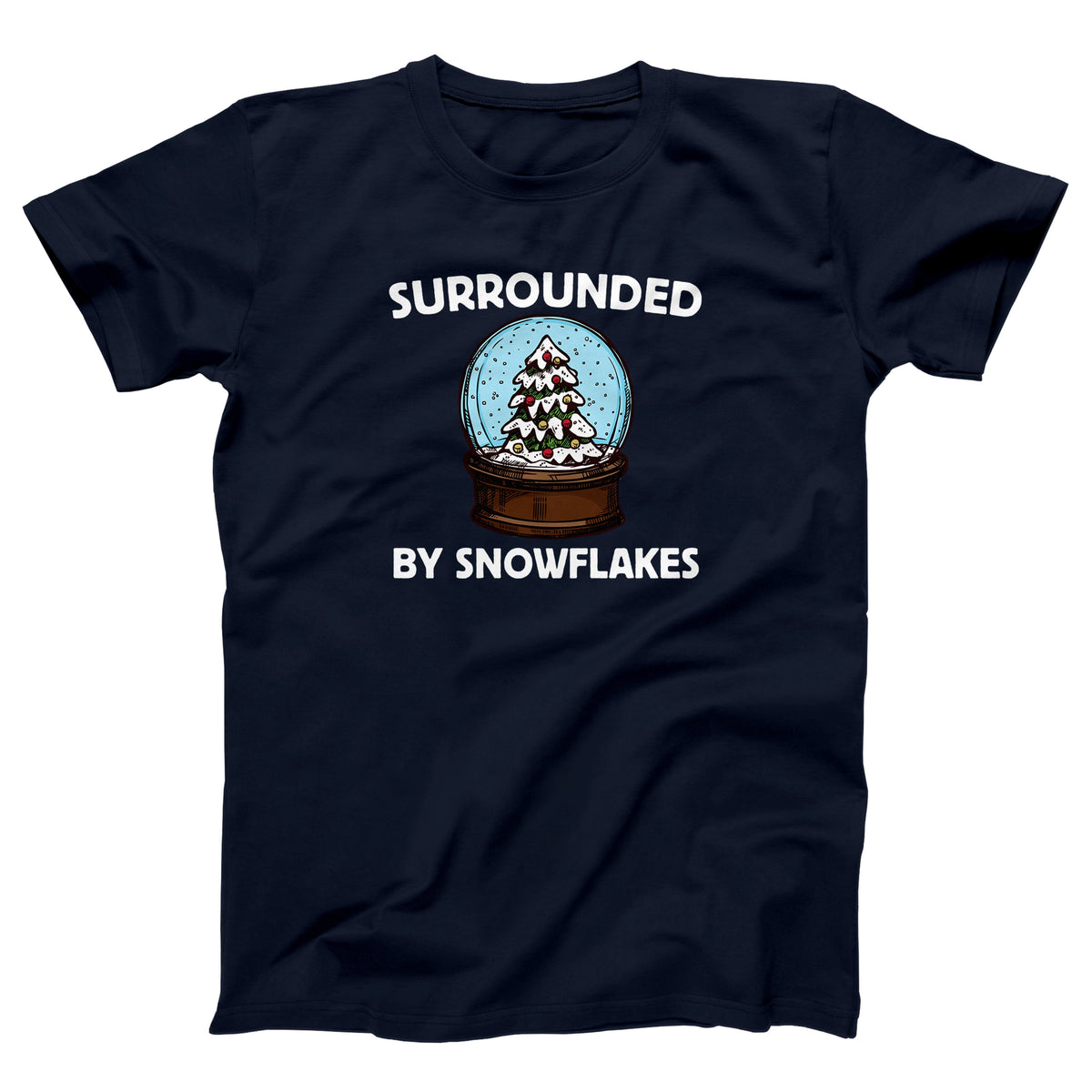 Surrounded By Snowflakes Adult Unisex T-Shirt - Twisted Gorilla