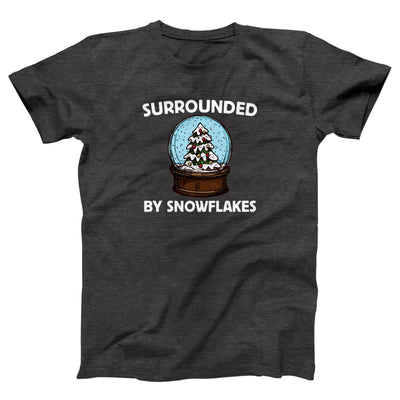 Surrounded By Snowflakes Adult Unisex T-Shirt - Twisted Gorilla