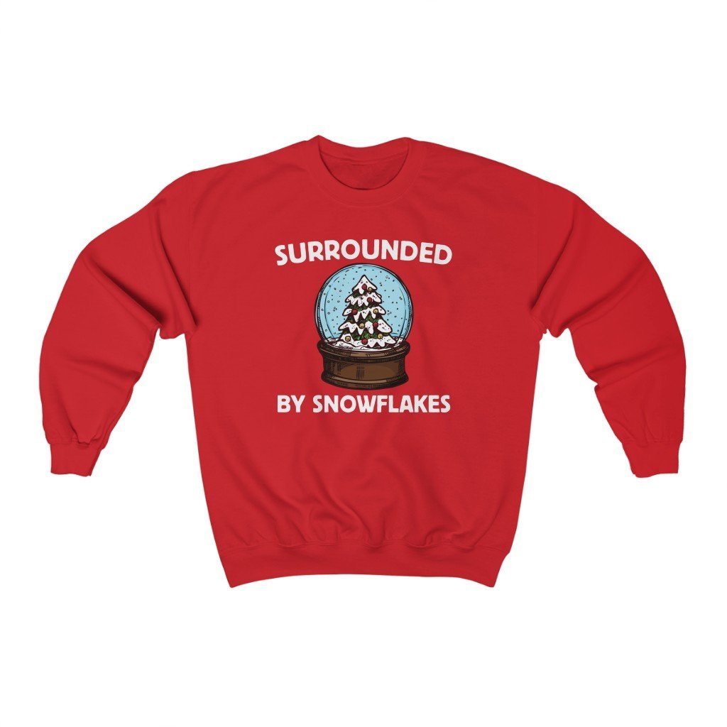 Surrounded By Snowflakes Ugly Sweater - Twisted Gorilla