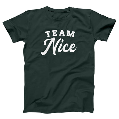 Team Nice Adult Unisex T-Shirt - Twisted Gorilla