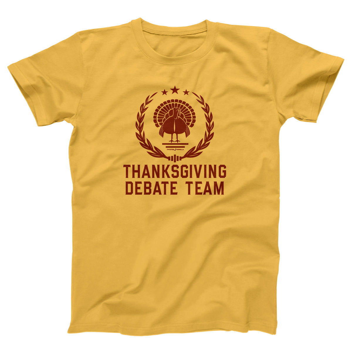 Thanksgiving Debate Team Adult Unisex T-Shirt - Twisted Gorilla