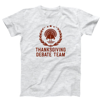 Thanksgiving Debate Team Adult Unisex T-Shirt - Twisted Gorilla