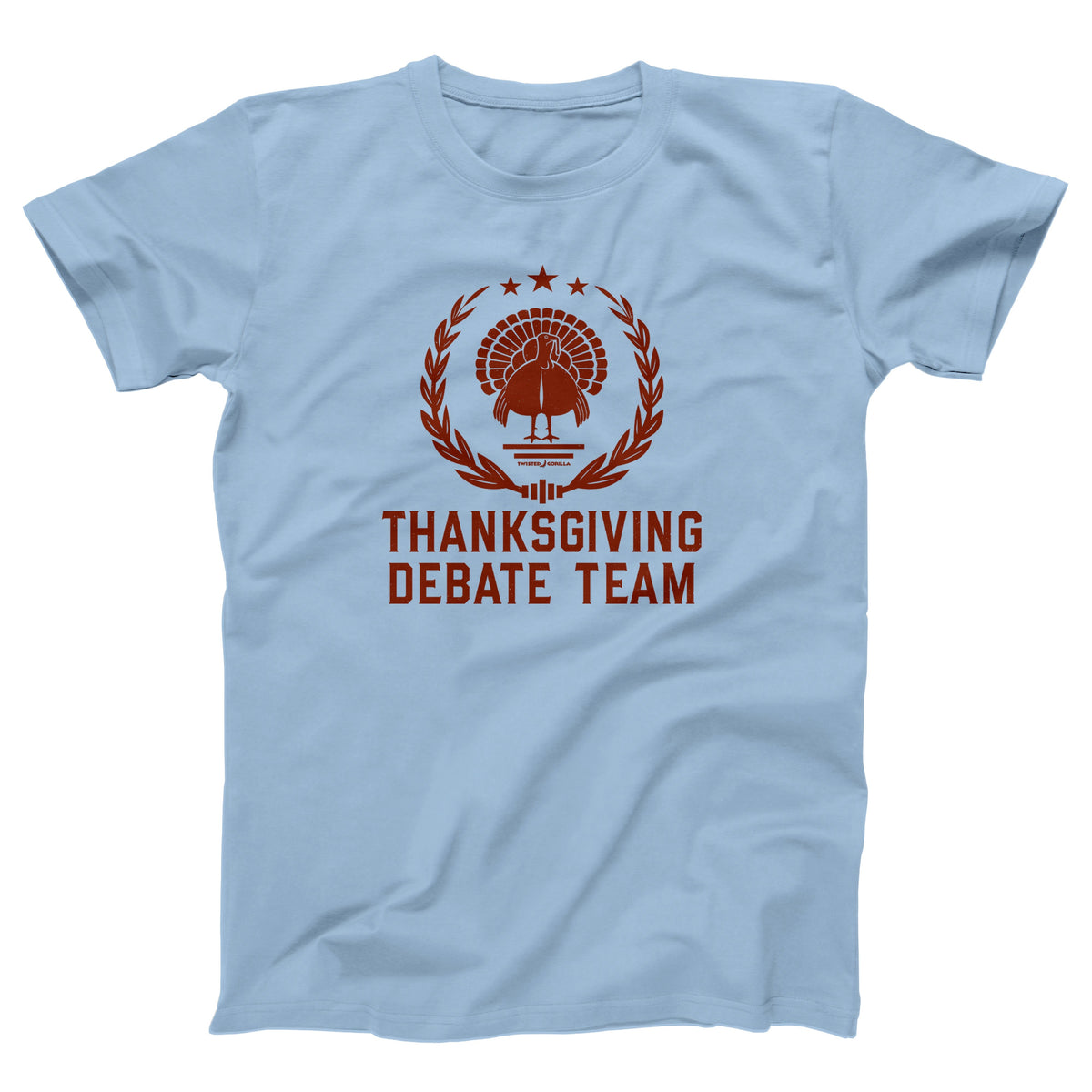 Thanksgiving Debate Team Adult Unisex T-Shirt - Twisted Gorilla