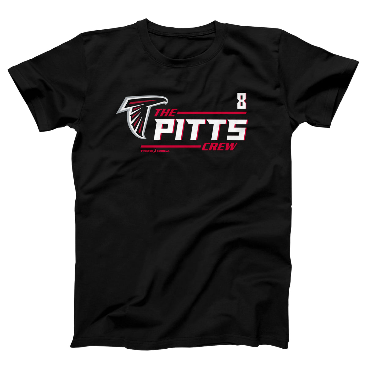 The Kyle Pitts Crew Adult Unisex T-Shirt - Twisted Gorilla