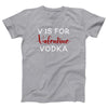 V is for Vodka Adult Unisex T-Shirt - Twisted Gorilla