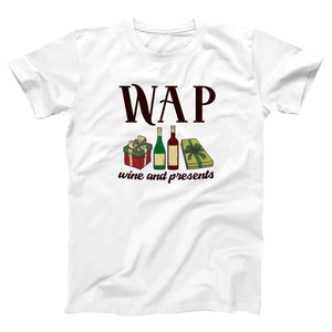WAP - Wine & Presents Adult Unisex T-Shirt - Twisted Gorilla