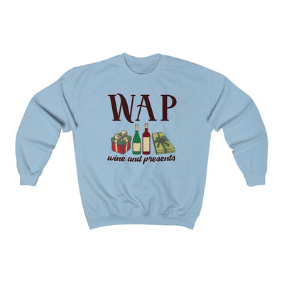 WAP - Wine & Presents Ugly Sweater - Twisted Gorilla