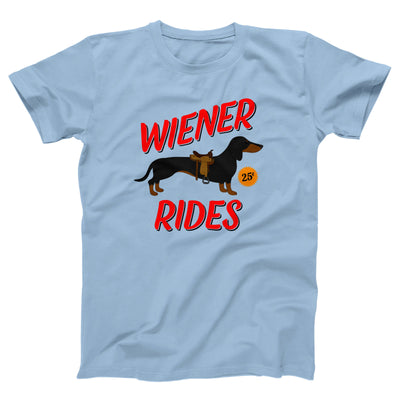 Wiener Rides Adult Unisex T-Shirt - Twisted Gorilla