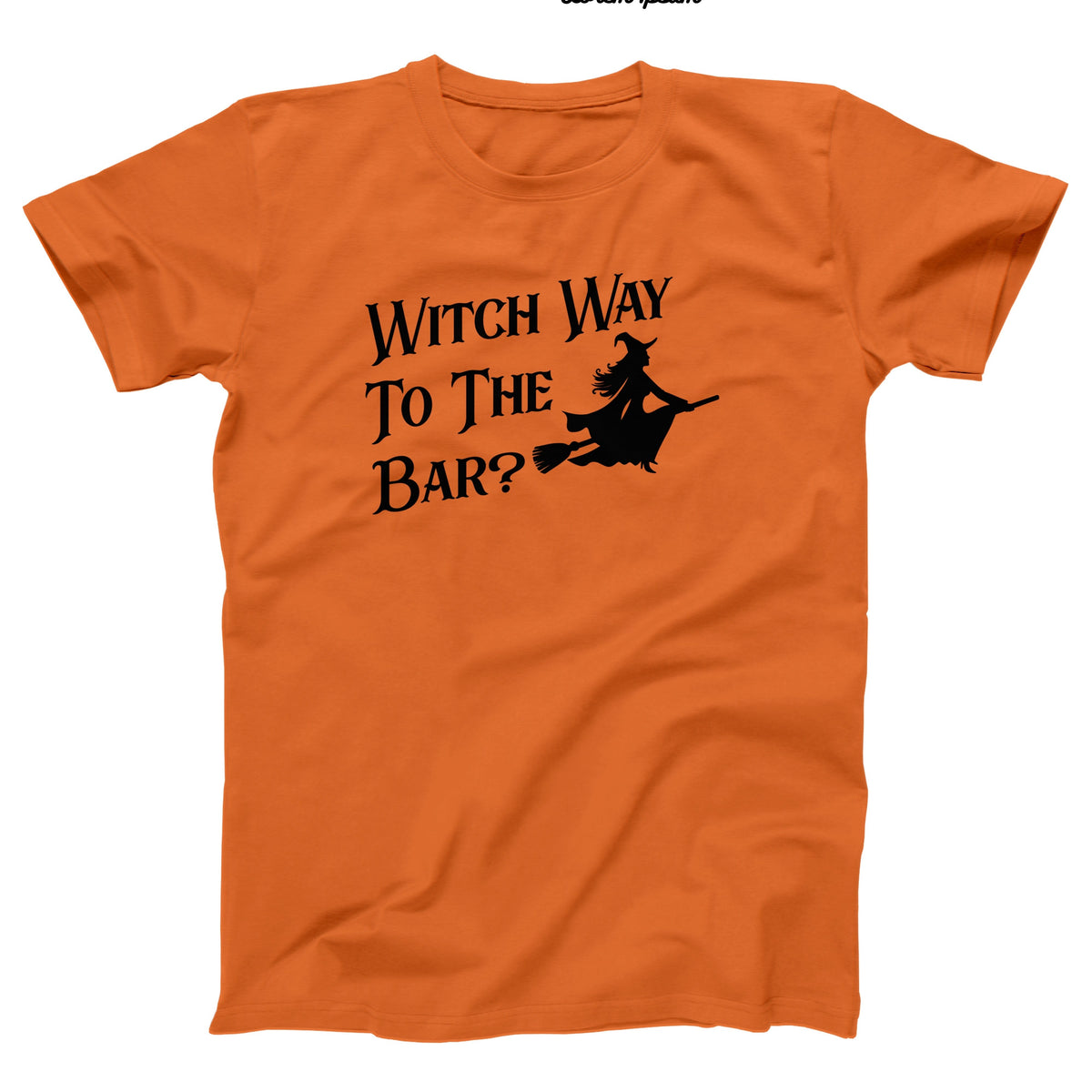 Witch Way To The Bar Adult Unisex T-Shirt Twisted Gorilla