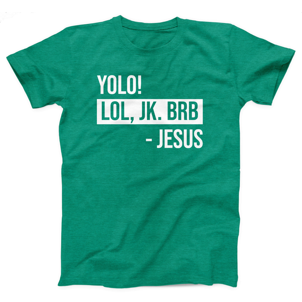 YOLO Jesus Adult Unisex T-Shirt Twisted Gorilla
